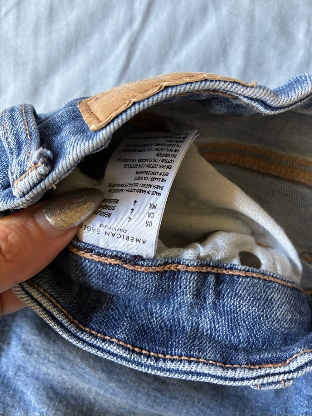 American Eagle Medium Blue Stretch Denim Jeans